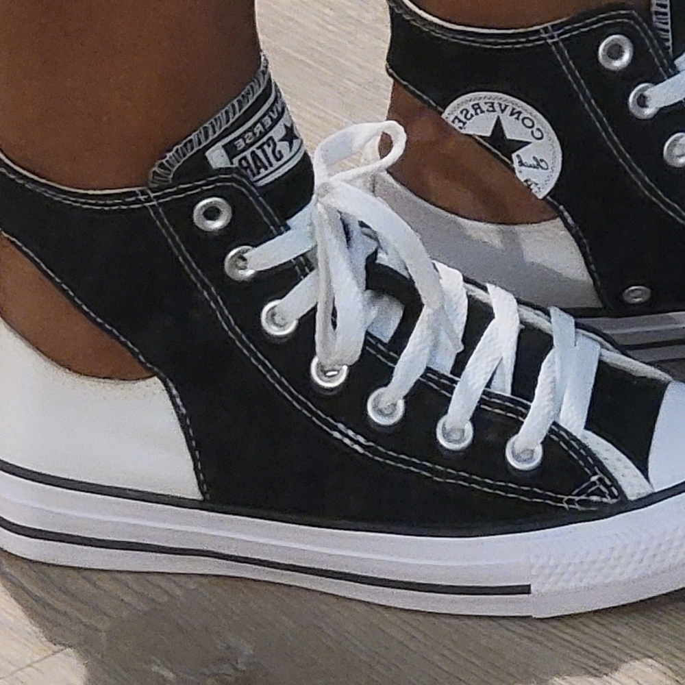 Converse High Top with Cut Out